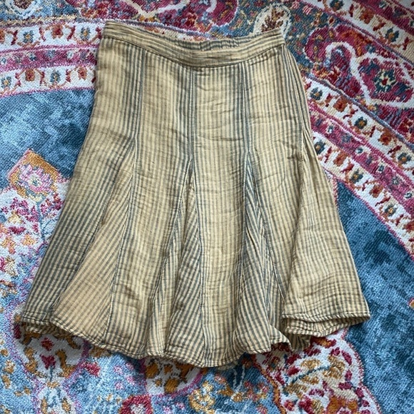 Free People Candace Midi Skirt Iced Coffee Overdye - Picture 5 of 9